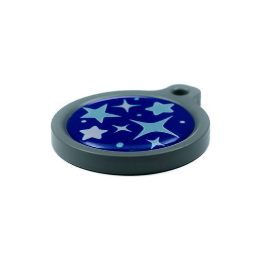 Blucky Starglow Dark Blue Dog Tag large