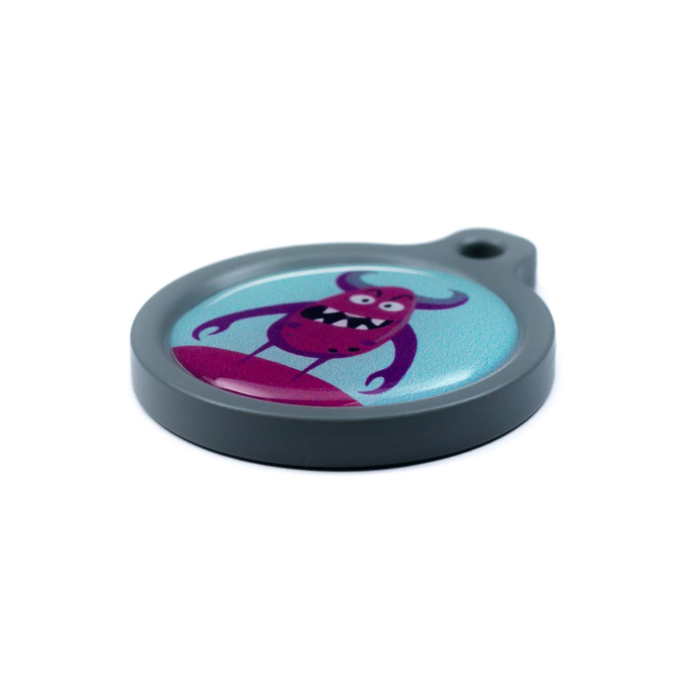 Blucky Beastie Turquesa Pastel Medalla large