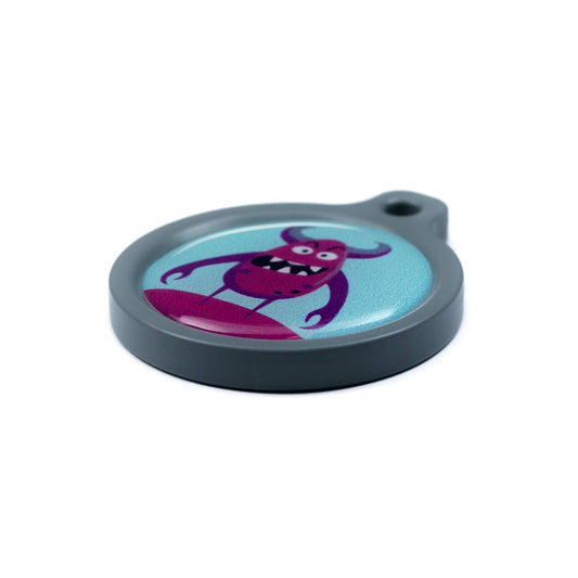 Blucky Beastie Turquoise Pastel Médaille large