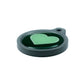 Blucky Heart Dark Green Dog Tag large