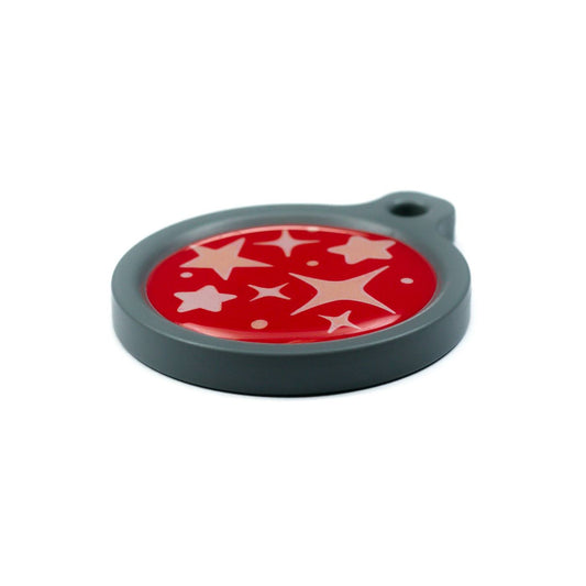 Blucky Starglow Red Dog Tag large