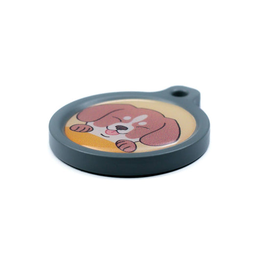 Blucky Happy Pup Orange Pastel Médaille large