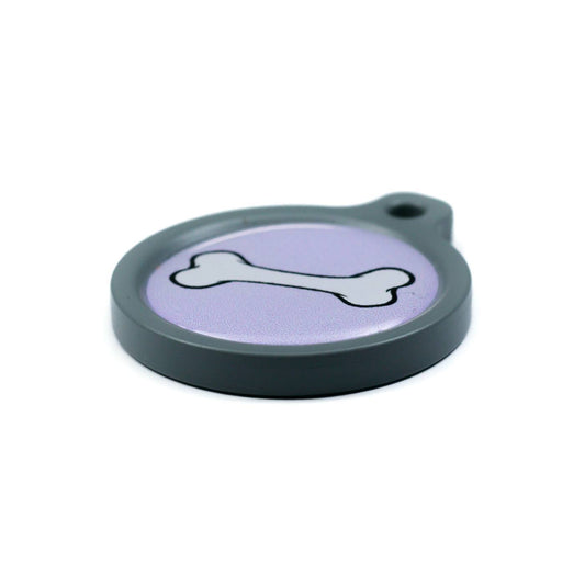 Blucky Bone Violet Pastel Médaille large