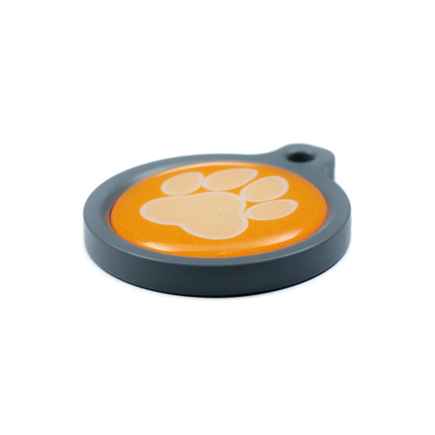 Blucky Wild Paw Orange Dog Tag large