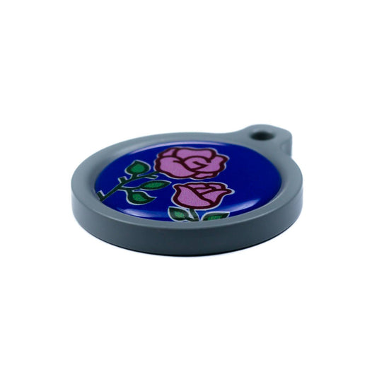 Blucky Blooming Rose Bleu Foncé Médaille large