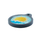 Blucky Sunny Pastel Turquoise Dog Tag large