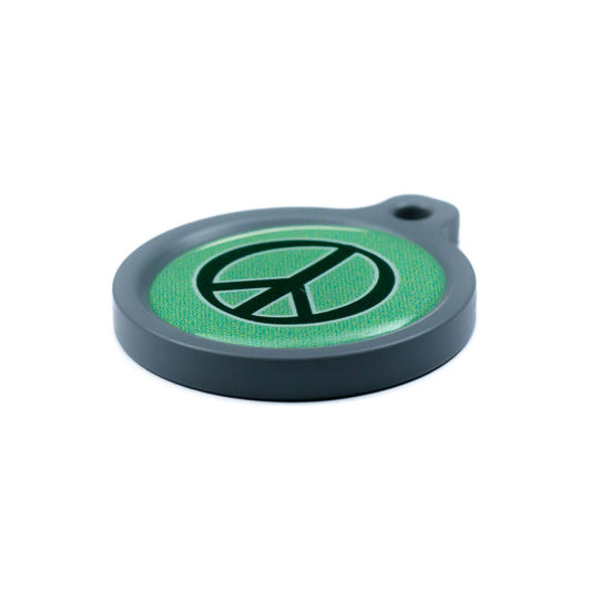 Blucky Graffiti Turquoise Green Dog Tag large