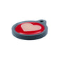 Blucky Heart Red Dog Tag large