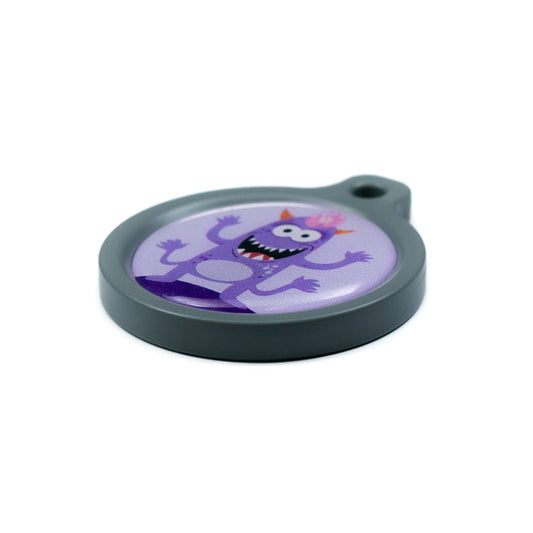 Blucky Beastie Violet Pastel Médaille large