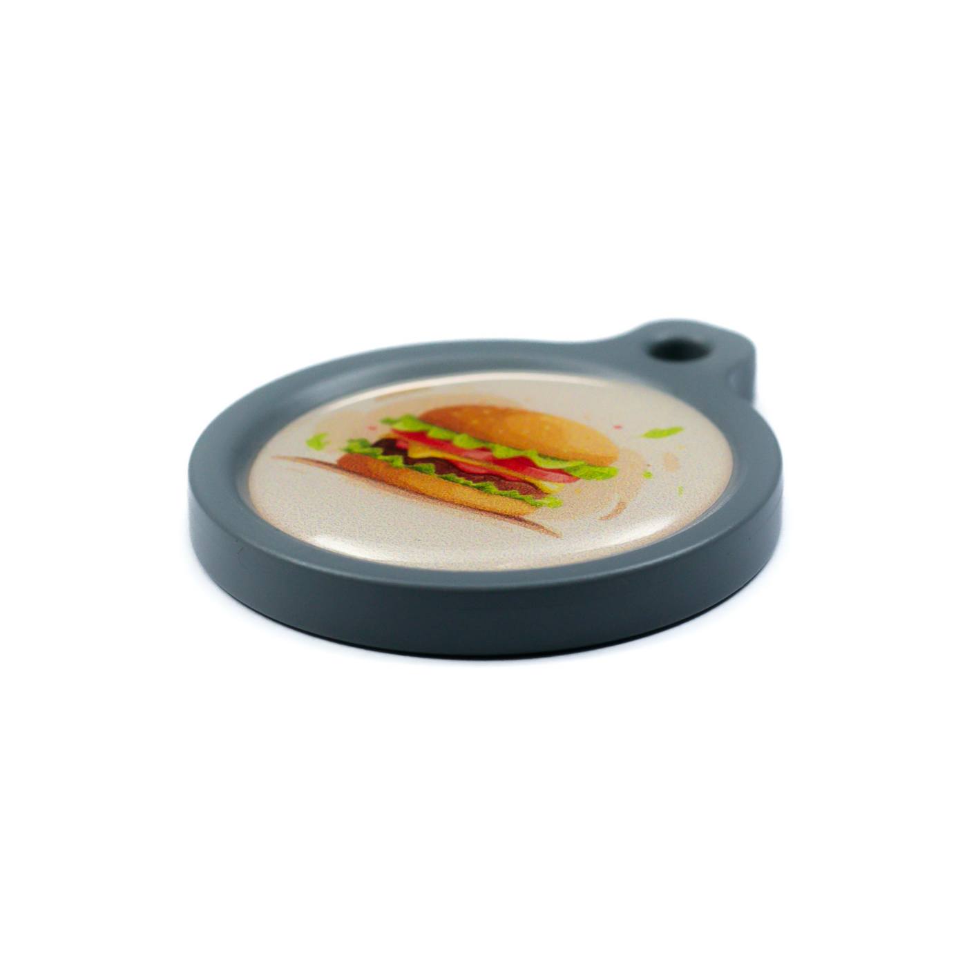 Blucky Hamburger Hundemarke large