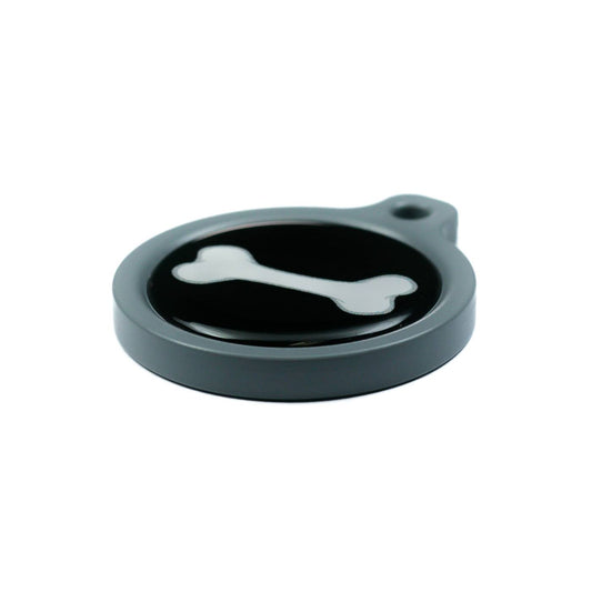 Blucky Bone Noir Médaille large