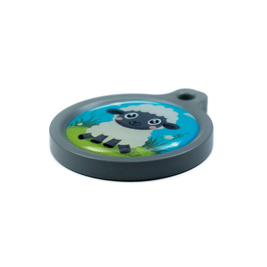 Blucky Baby Lamb Boy Médaille large
