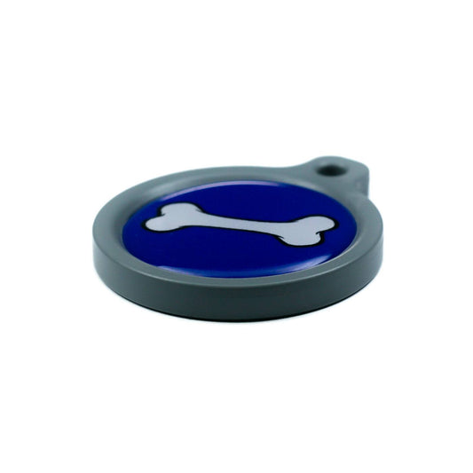 Blucky Bone Bleu Foncé Médaille large