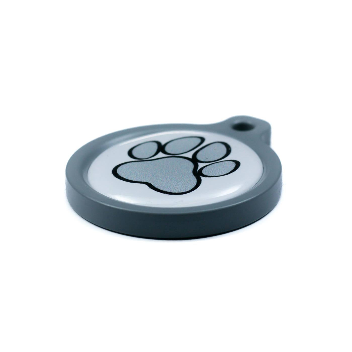 Blucky Wild Paw White Dog Tag large