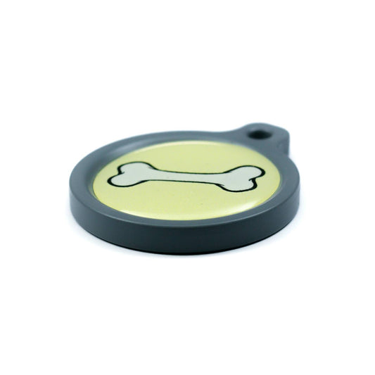 Blucky Bone Jaune Pastel Médaille large