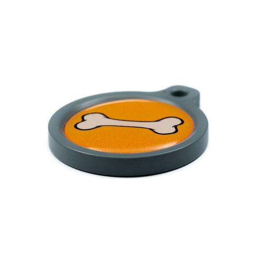 Blucky Bone Orange Médaille large