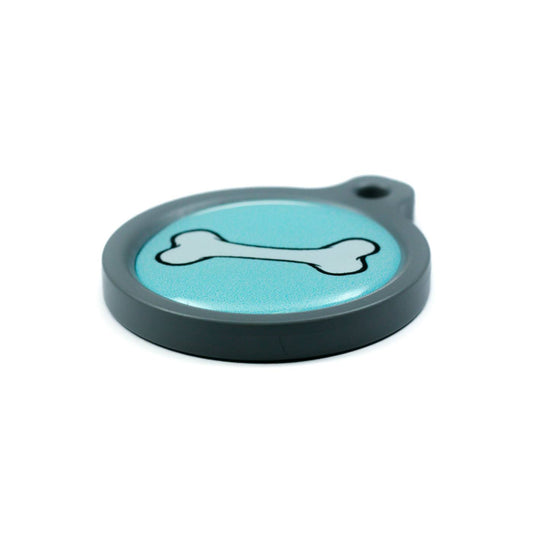 Blucky Bone Turquoise Pastel Médaille large