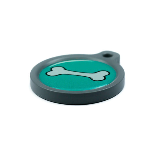 Blucky Bone Vert Foncé Médaille large