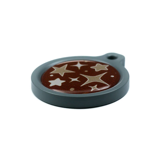 Blucky Starglow Brown Dog Tag large