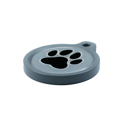 Blucky Wild Paw Grey Dog Tag large