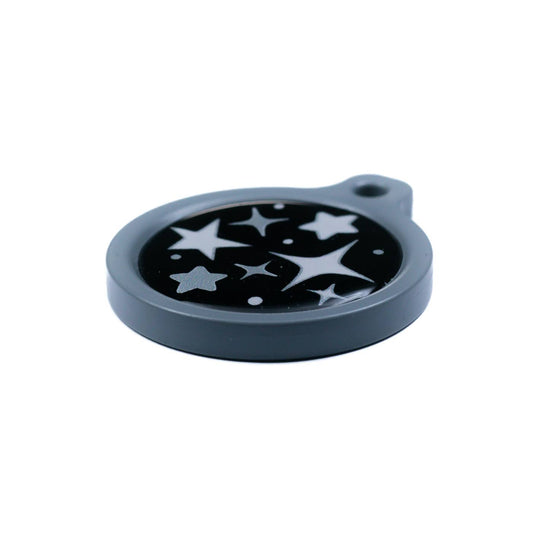 Blucky Starglow Black Dog Tag large