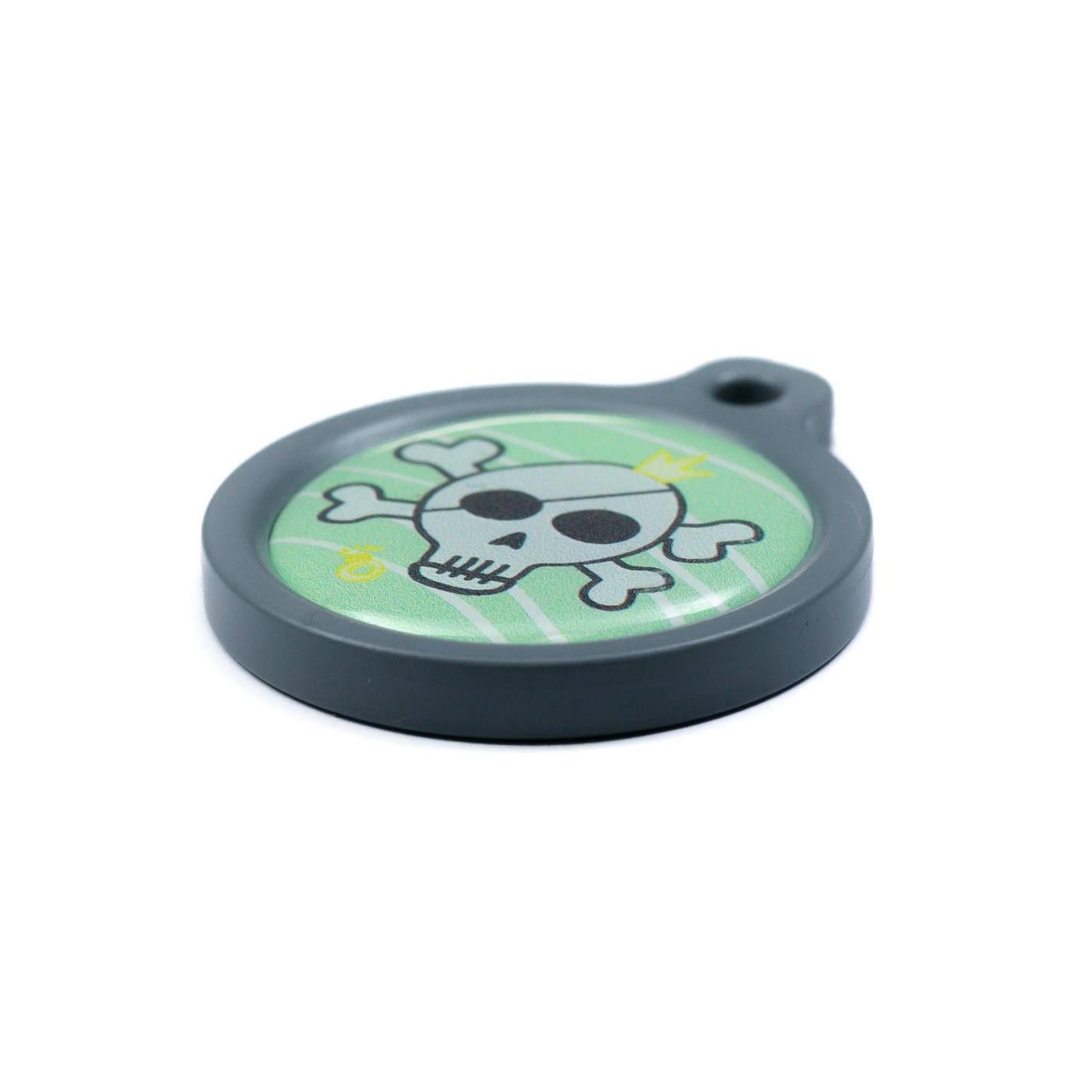 Blucky Pirate Vert Turquoise Médaille large