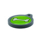 Blucky Bone Lime Green Dog Tag large