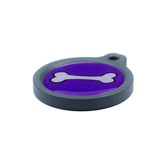 Blucky Bone Violet Médaille large