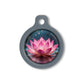 Blucky Lotus Dark Pink Dog Tag medium