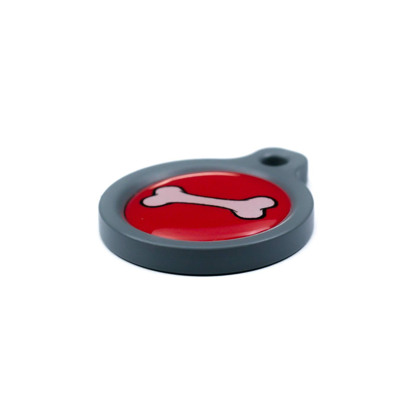 Blucky Bone Red Dog Tag medium