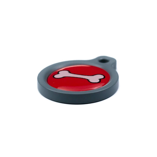 Blucky Bone Rouge Médaille medium