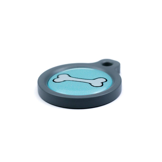 Blucky Bone Turquoise Pastel Médaille medium