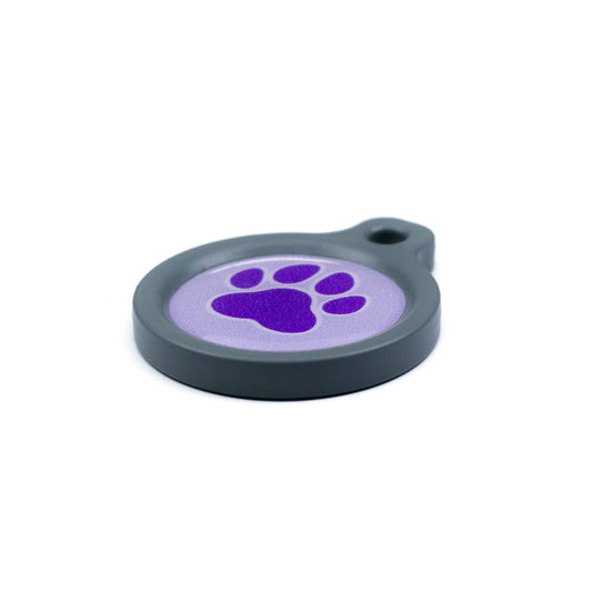 Blucky Wild Paw Pastel Purple Dog Tag medium