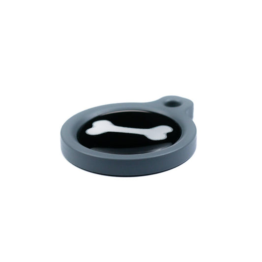 Blucky Bone Black Dog Tag medium