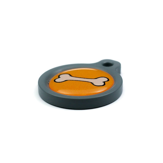 Blucky Bone Orange Médaille medium