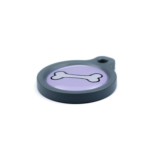 Blucky Bone Violet Pastel Médaille medium
