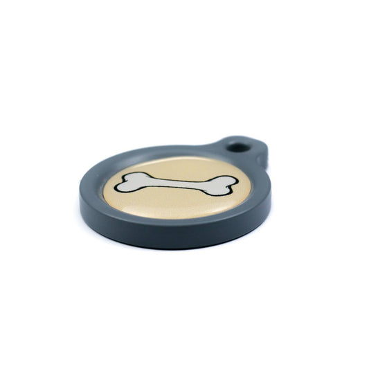 Blucky Bone Orange Pastel Médaille medium