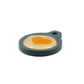 Blucky Heart Pastel Orange Dog Tag medium