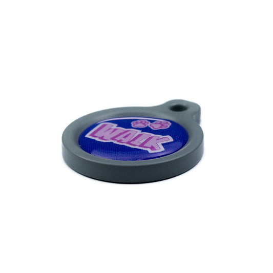 Blucky Graffiti Dark Blue Dog Tag medium