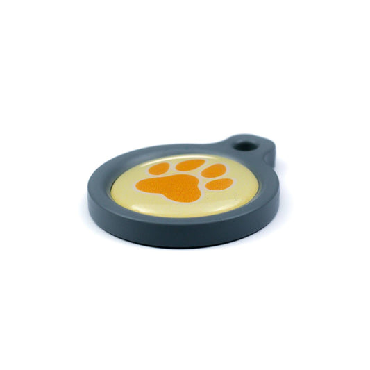 Blucky Wild Paw Pastel Yellow Dog Tag medium