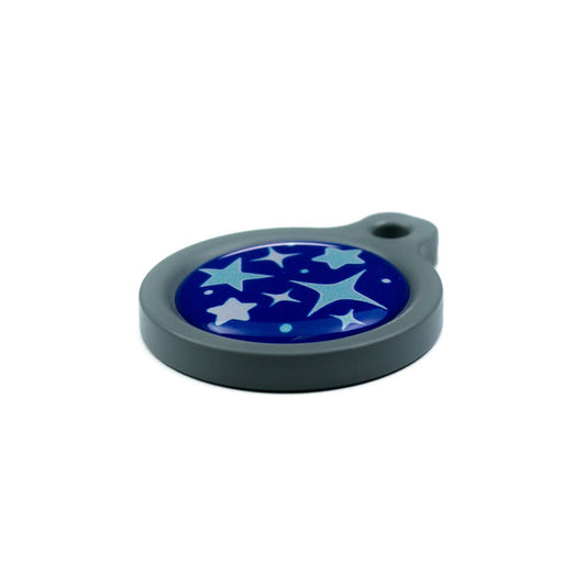 Blucky Starglow Dark Blue Dog Tag medium