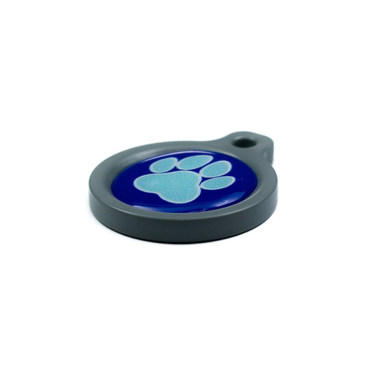 Blucky Wild Paw Dark Blue Dog Tag medium