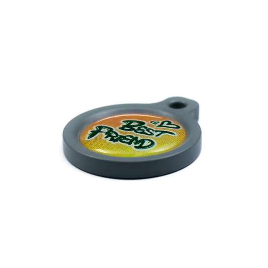 Blucky Graffiti Orange Dog Tag medium