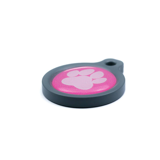 Blucky Wild Paw Dark Pink Dog Tag medium