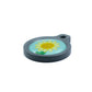 Blucky Sunflower Pastel Turquoise Dog Tag medium
