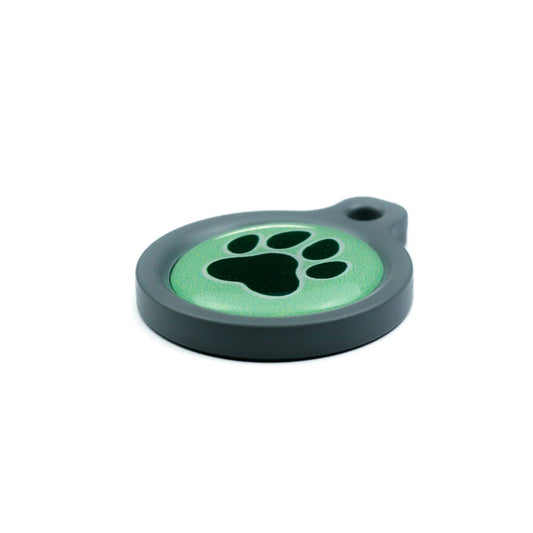 Blucky Wild Paw Pastel Green Dog Tag medium