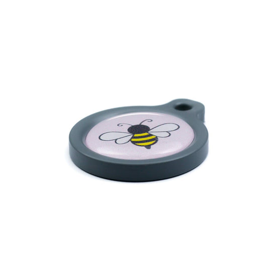 Blucky Bee Rose Dog Tag medium