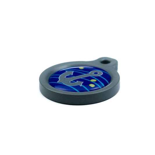 Blucky Pirate Dark Blue Dog Tag medium