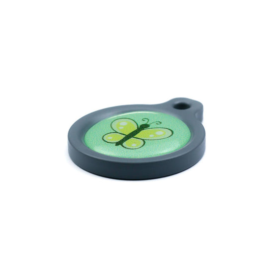 Blucky Butterfly Citron Vert Médaille medium