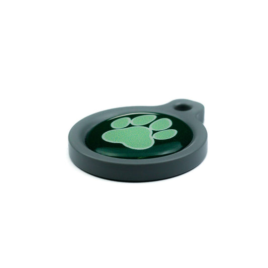 Blucky Wild Paw Dark Green Dog Tag medium